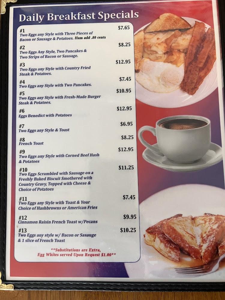 Tops American Grill and Cafe Menu image 2