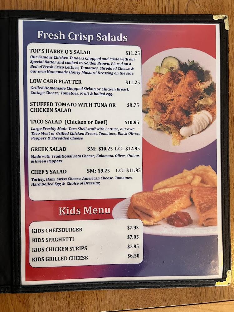 Tops American Grill and Cafe Menu image 4